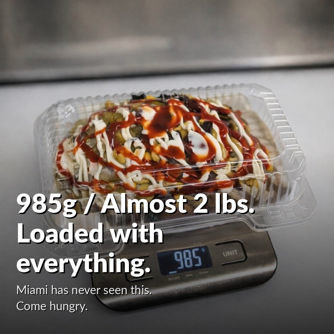 Loaded kumpir on scale weighing almost 2 pounds huge portion